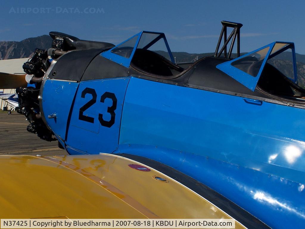 N37425, Fairchild (Aeronca) PT-23A Cornell C/N 4043AE, Parked for display at Boulder open house