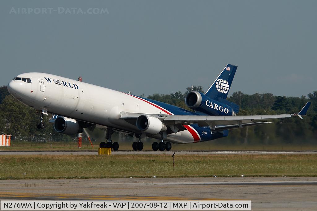 N276WA, 1995 McDonnell Douglas MD-11F C/N 48632, World Airways MD11