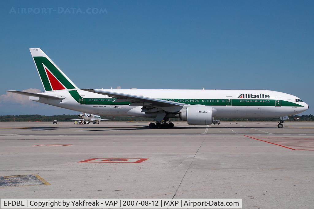 EI-DBL, 2003 Boeing 777-243/ER C/N 32781, Alitalia Boeing 777-200