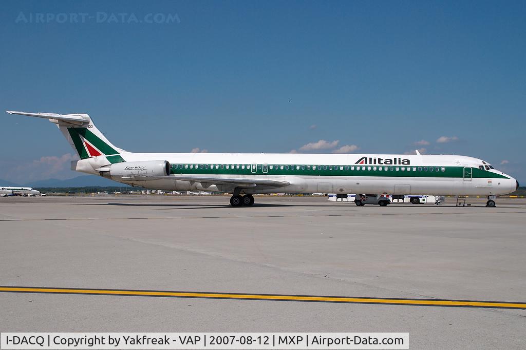 I-DACQ, 1990 McDonnell Douglas MD-82 (DC-9-82) C/N 49974/1774, Alitalia MD80