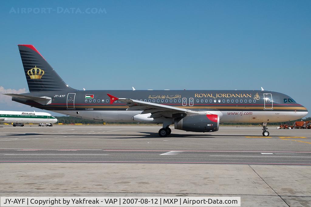 JY-AYF, 2006 Airbus A320-232 C/N 2692, Royal Jordanian Airbus 320
