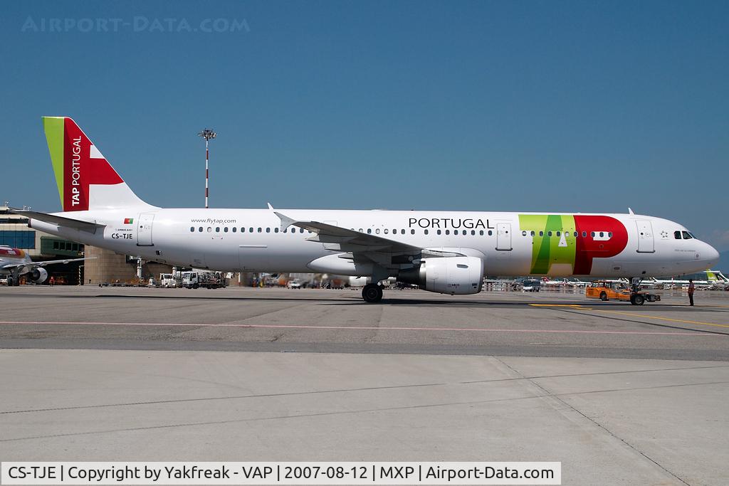CS-TJE, 2000 Airbus A321-211 C/N 1307, TAP Air Portugal Airbus 321