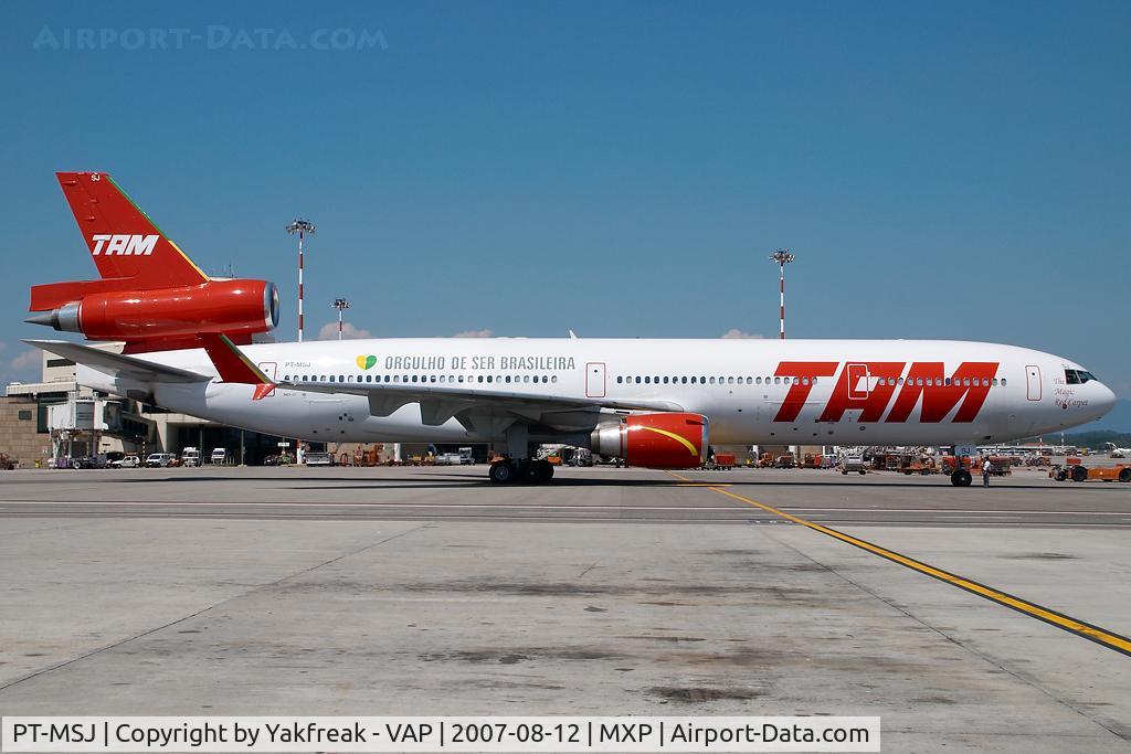 PT-MSJ, 1996 McDonnell Douglas MD-11F C/N 48769, TAM MD11