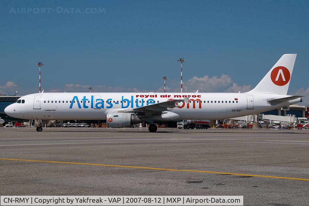 CN-RMY, 1992 Boeing 737-5B6 C/N 26525/2209, Atlas Blue Airbus 321