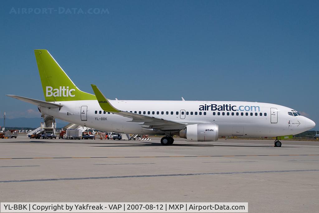 YL-BBK, 1998 Boeing 737-33V C/N 29332, Air Baltic Boeing 737-300