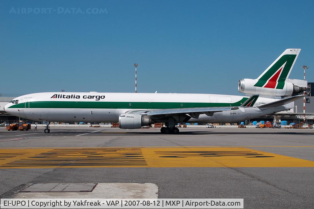 EI-UPO, 1992 McDonnell Douglas MD-11F C/N 48429, Alitalia MD11