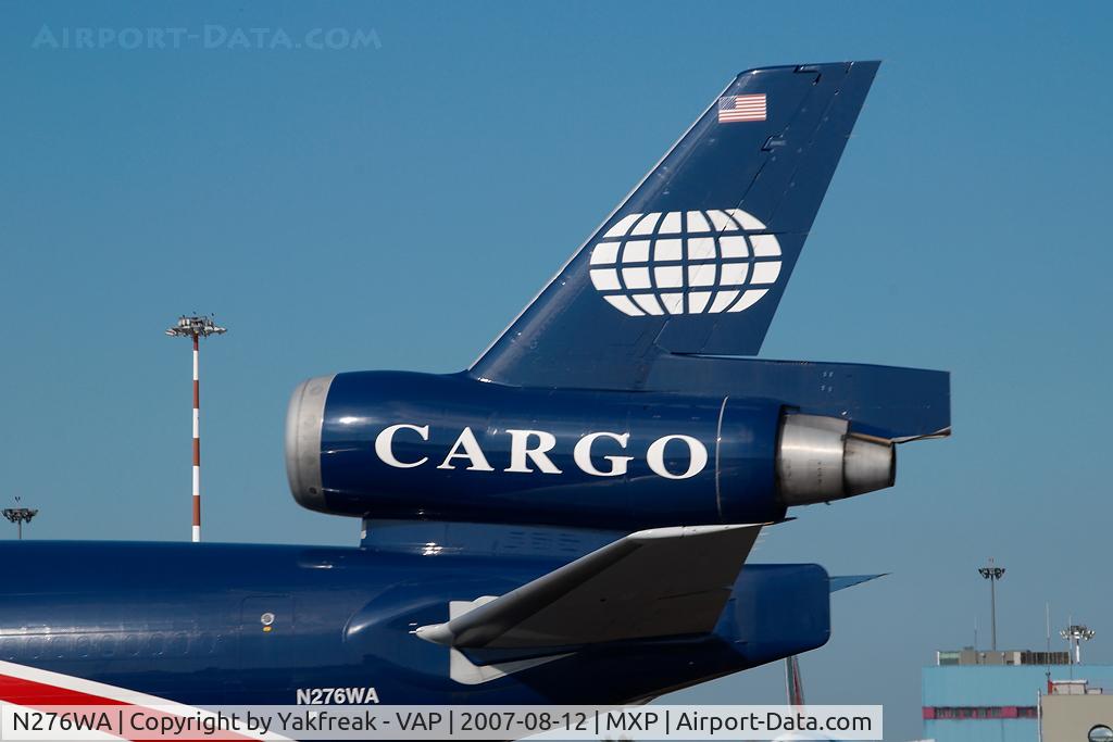 N276WA, 1995 McDonnell Douglas MD-11F C/N 48632, World Airways MD11