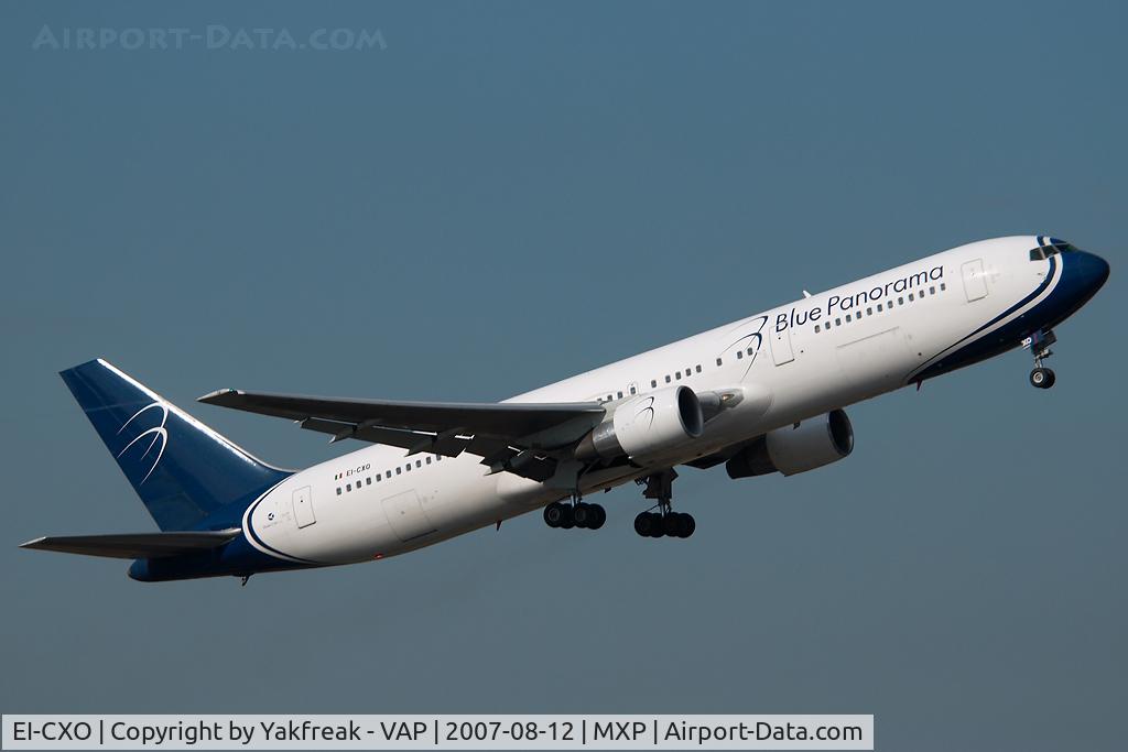EI-CXO, 1996 Boeing 767-3G5/ER C/N 28111, Blue Panorama Boeing 767-300