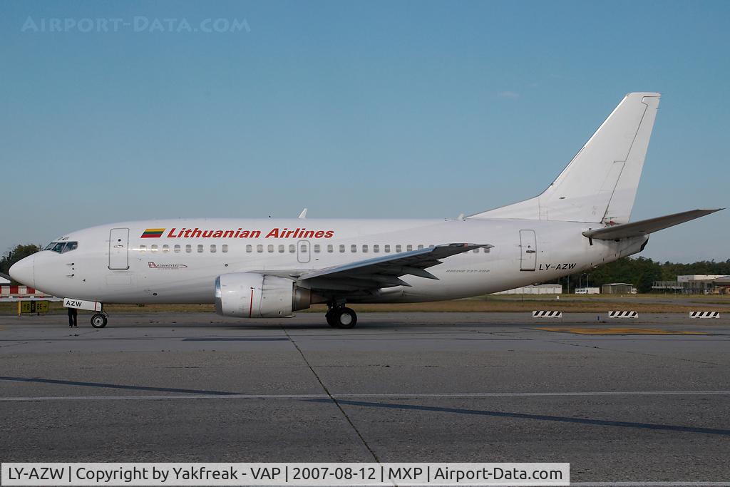 LY-AZW, 1996 Boeing 737-58Q C/N 27629, Lithuanian Airlines Boeing 737-500