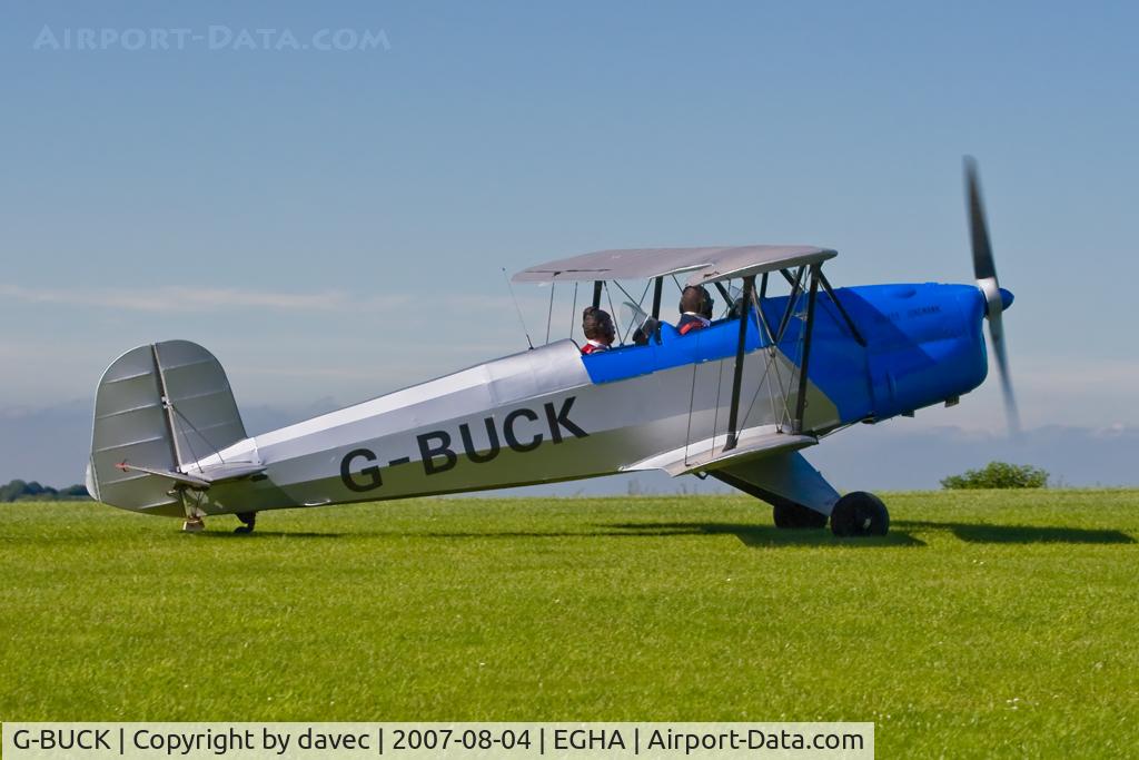 G-BUCK, 1951 CASA 1-131E Jungmann C/N 1113, At the Jungmann fly-in, Compton Abbas (UK) Aug 4th 2007