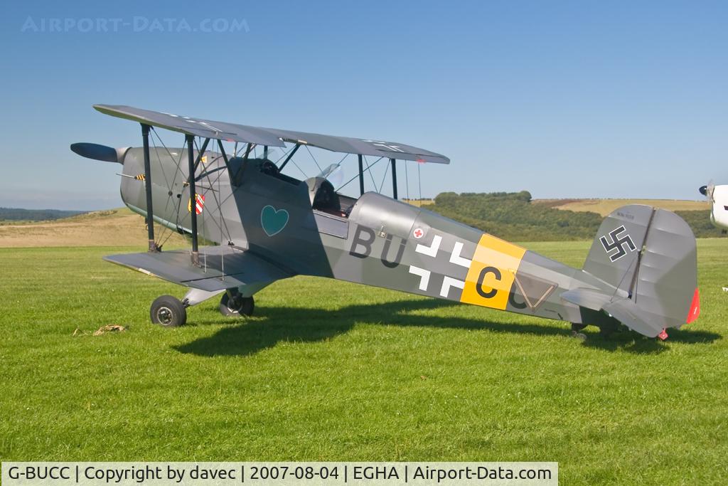 G-BUCC, 1957 CASA 1-131E Srs 1000 C/N 1109, At the Jungmann fly-in, Compton Abbas (UK) Aug 4th 2007