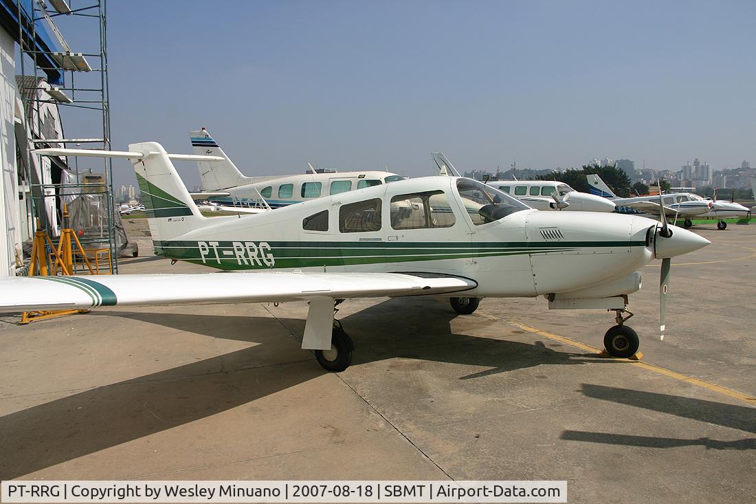 PT-RRG, 1984 Embraer EMB-711ST Corisco II turbo C/N 84-711408, @ SBMT