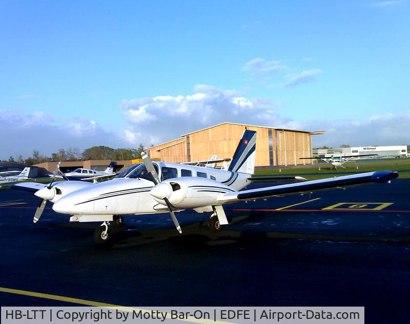 HB-LTT, 1978 Piper PA-34-200T Seneca II C/N 34-7870468, Our Seneca II is a frequent guest at Frankfurt-Egelsbach airport.