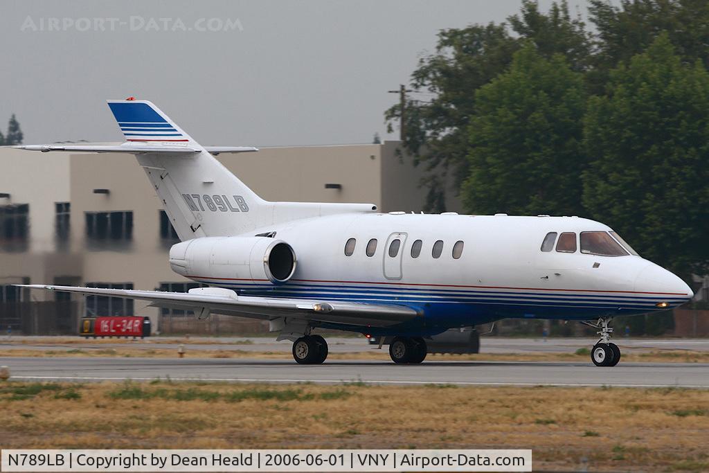 N789LB, 1993 British Aerospace 125 Series 800A C/N 258248, Superior Industries International Inc's 1993 Raytheon BAE 125-800A N789LB starting her takeoff roll on RWY 16R.
