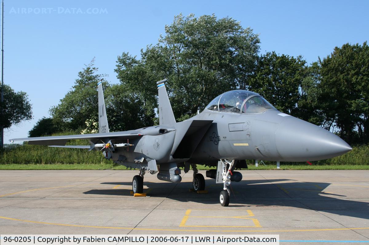 96-0205, 1996 McDonnell Douglas F-15E Strike Eagle C/N 1343/E215, F-15E 1343-E215
