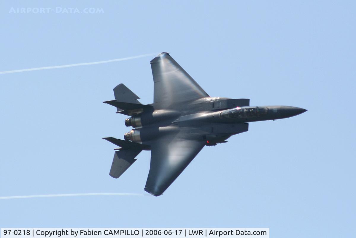 97-0218, 1997 McDonnell Douglas F-15E Strike Eagle C/N 1347/E217, F-15E 1356-E217