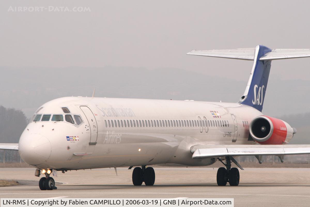 LN-RMS, 1992 McDonnell Douglas MD-82 (DC-9-82) C/N 53368, SAS