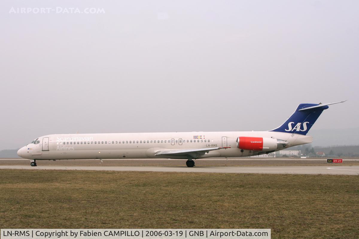 LN-RMS, 1992 McDonnell Douglas MD-82 (DC-9-82) C/N 53368, SAS