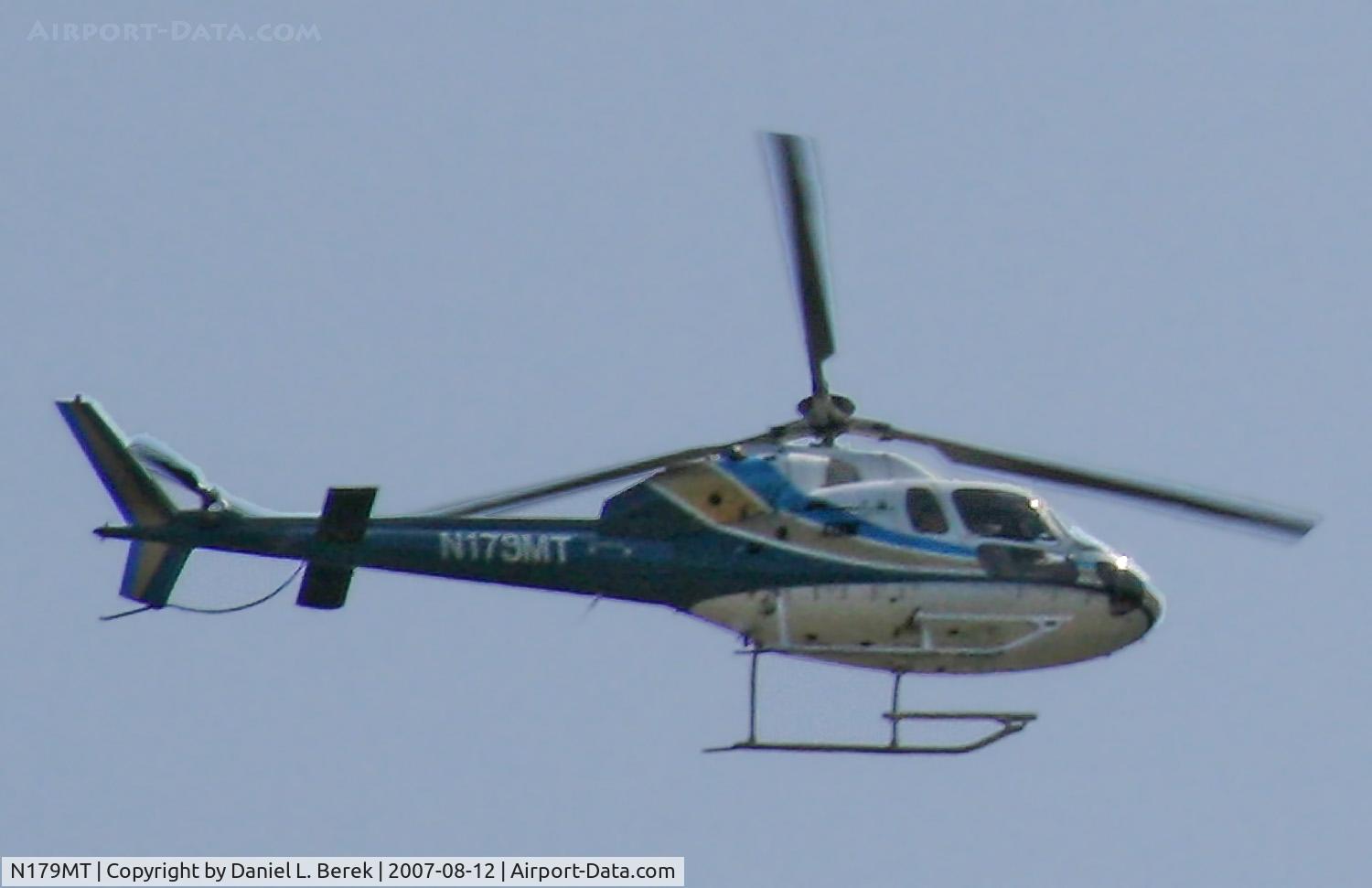 N179MT, Aerospatiale AS-355F-1 Ecureuil 2 C/N 5183, A flying squirrel hovers over central New Jersey.