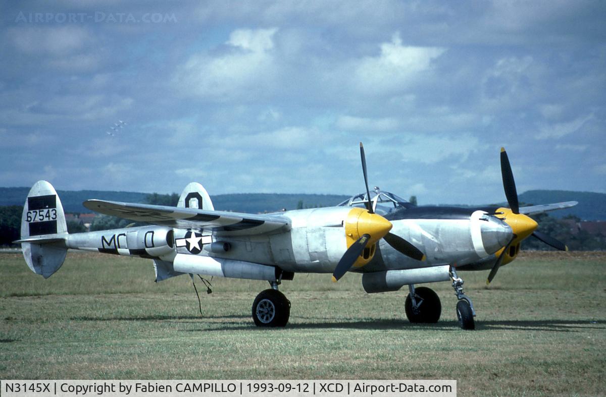 N3145X, 1943 Lockheed P-38J Lightning C/N 2054, P38J 42-67543