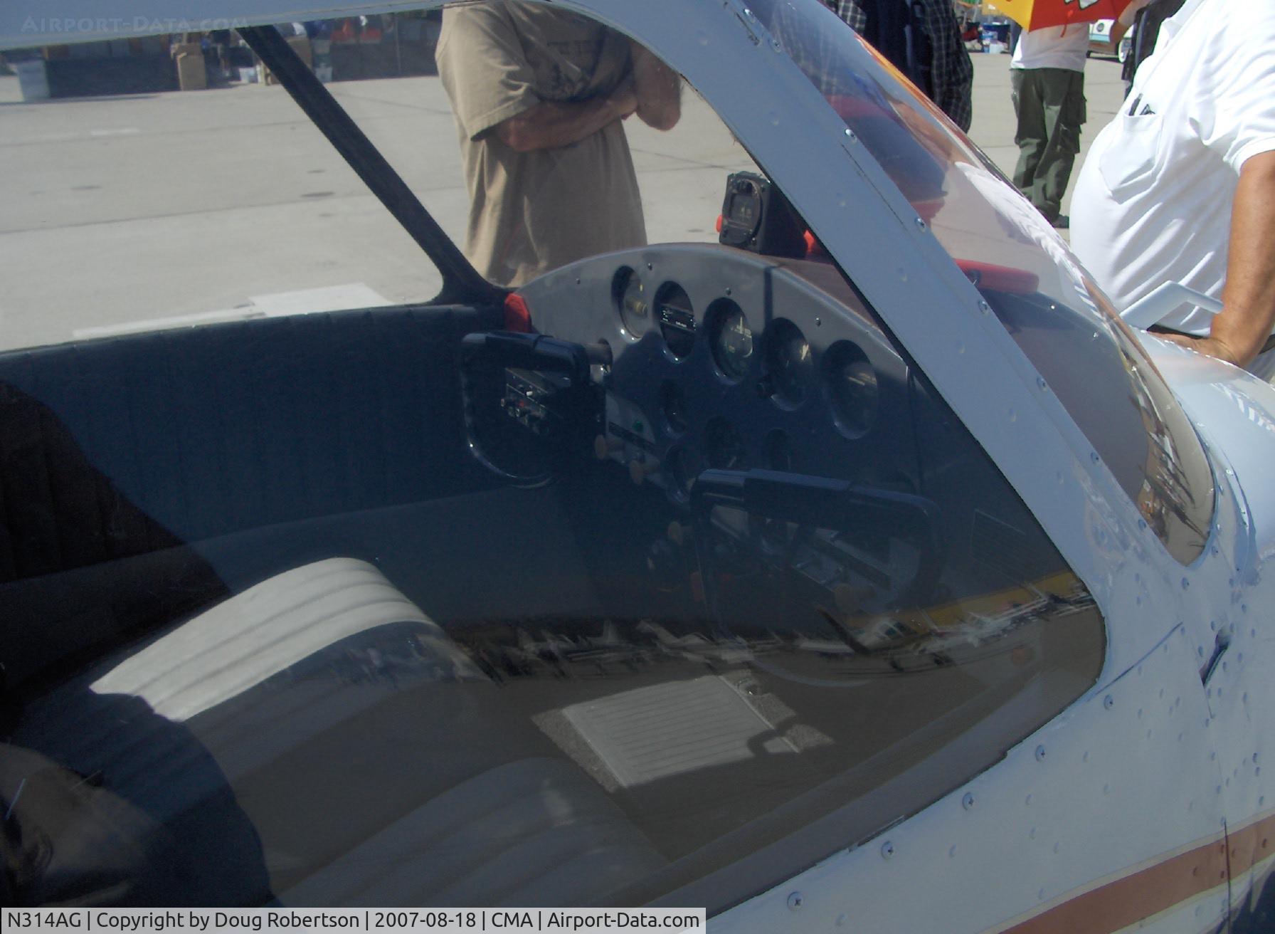N314AG, 1950 Anderson Greenwood AND-51-A C/N 3, 1950 Anderson-Greenwood AND-51-A (AG-14), Continental O-200 100 Hp upgrade, panel