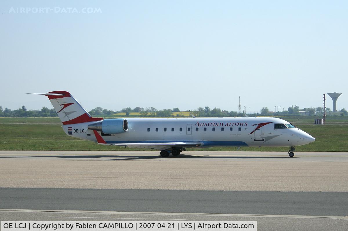 OE-LCJ, 1996 Canadair CRJ-200LR (CL-600-2B19) C/N 7142, Austrian Arrows