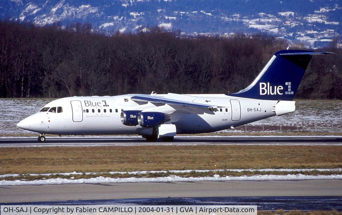 OH-SAJ, 2001 BAE Systems Avro 146-RJ85 C/N E.2388, Blue 1