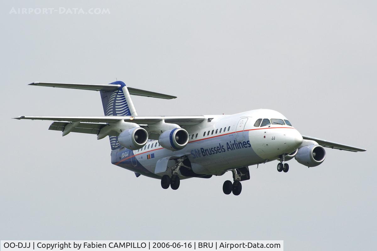 OO-DJJ, 1991 British Aerospace BAe.146-200 C/N E2196, Brussels Airlines
