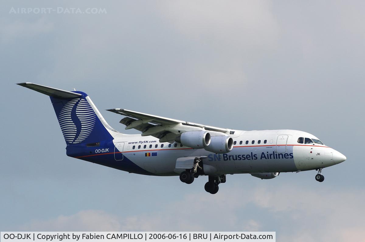 OO-DJK, 1995 British Aerospace Avro 146-RJ85 C/N E.2271, Brussels Airlines