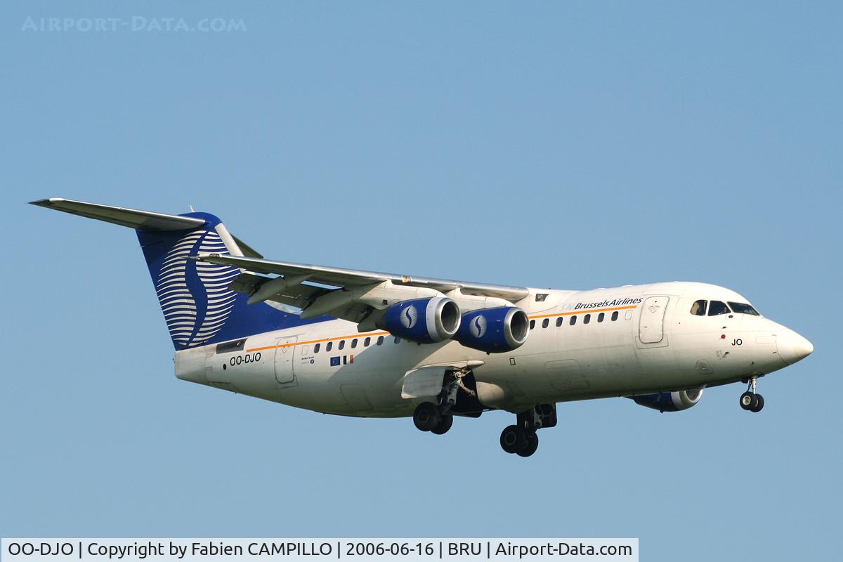 OO-DJO, 1995 British Aerospace Avro 146-RJ85 C/N E.2279, Brussels Airlines