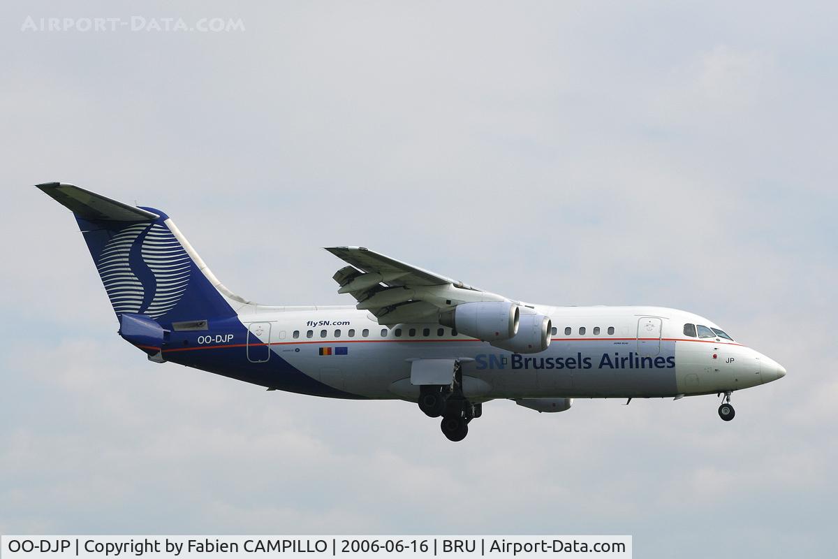 OO-DJP, 1996 British Aerospace Avro 146-RJ85 C/N E.2287, Brussels Airlines