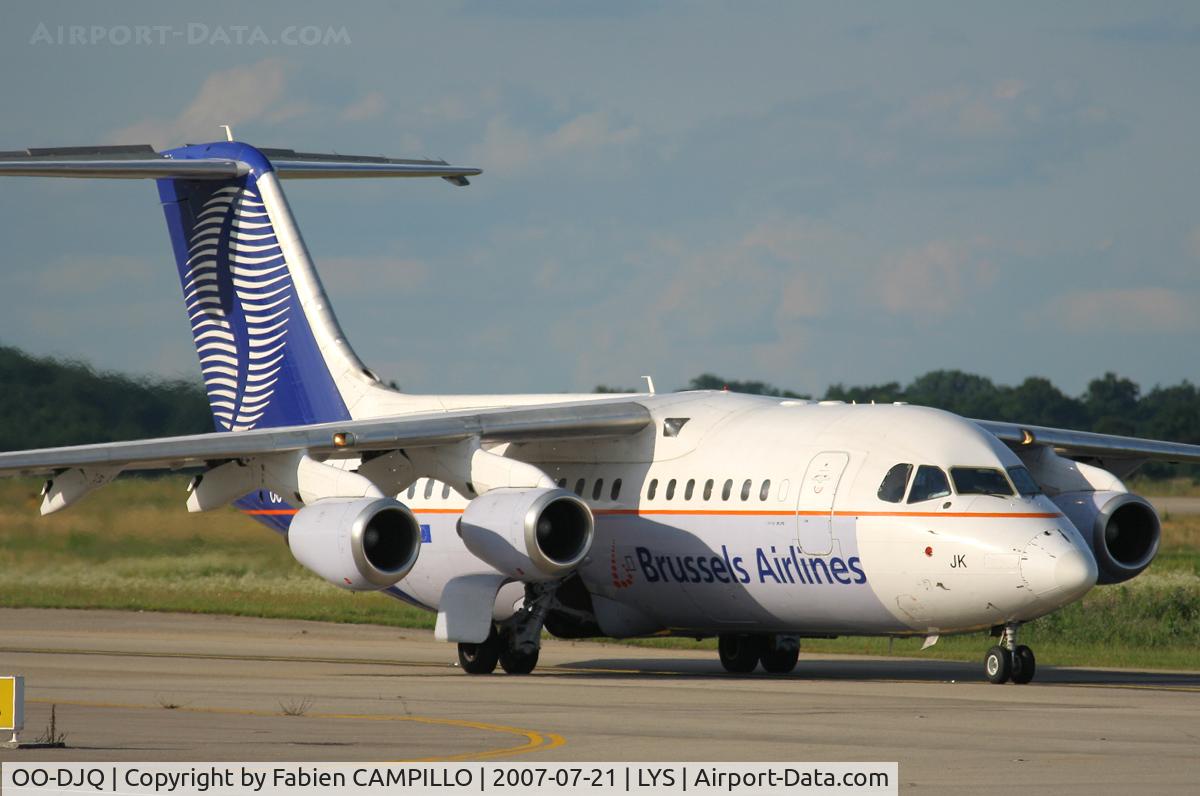 OO-DJQ, 1996 British Aerospace Avro 146-RJ85 C/N E.2289, Brussels Airlines