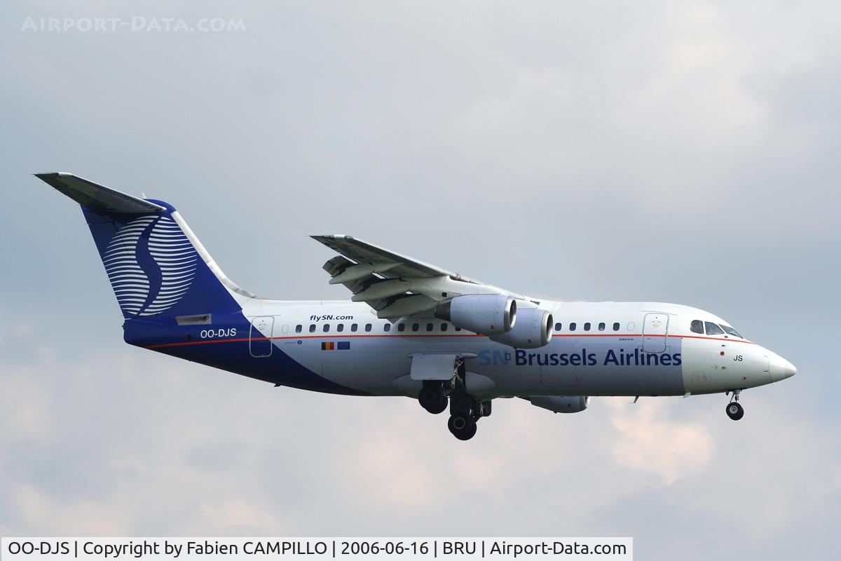 OO-DJS, 1996 British Aerospace Avro 146-RJ85 C/N E.2292, Brussels Airlines