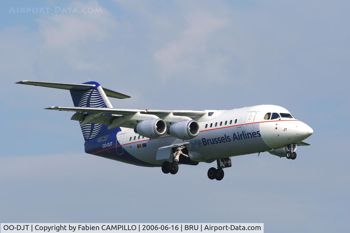 OO-DJT, 1996 British Aerospace Avro 146-RJ85 C/N E.2294, Brussels Airlines