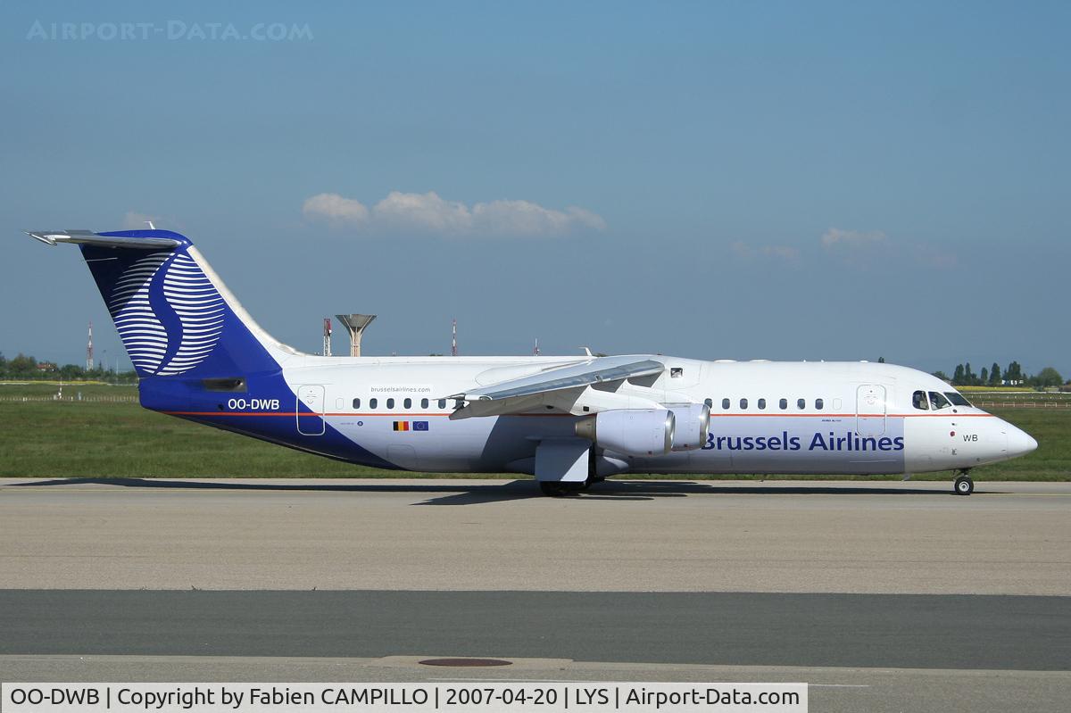 OO-DWB, 1997 British Aerospace Avro 146-RJ100 C/N E3315, Brussels Airlines