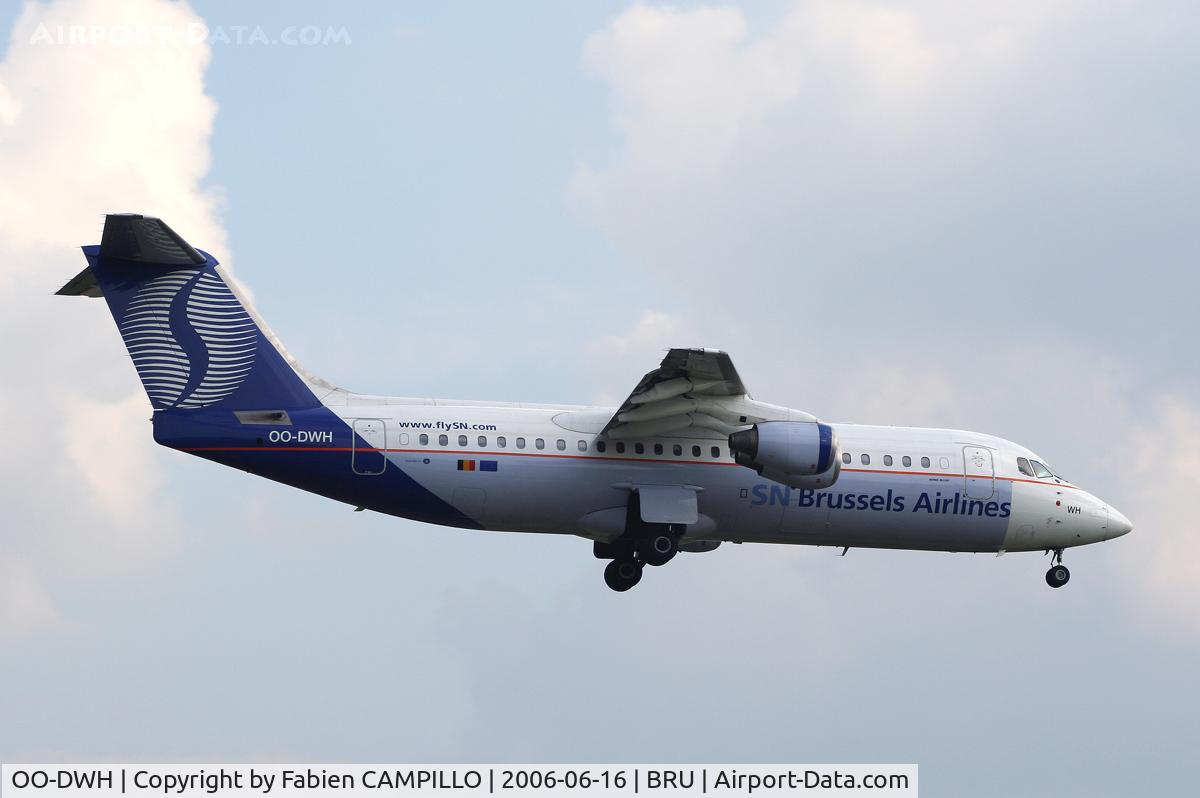 OO-DWH, 1998 British Aerospace Avro 146-RJ100 C/N E3340, Brussels Airlines