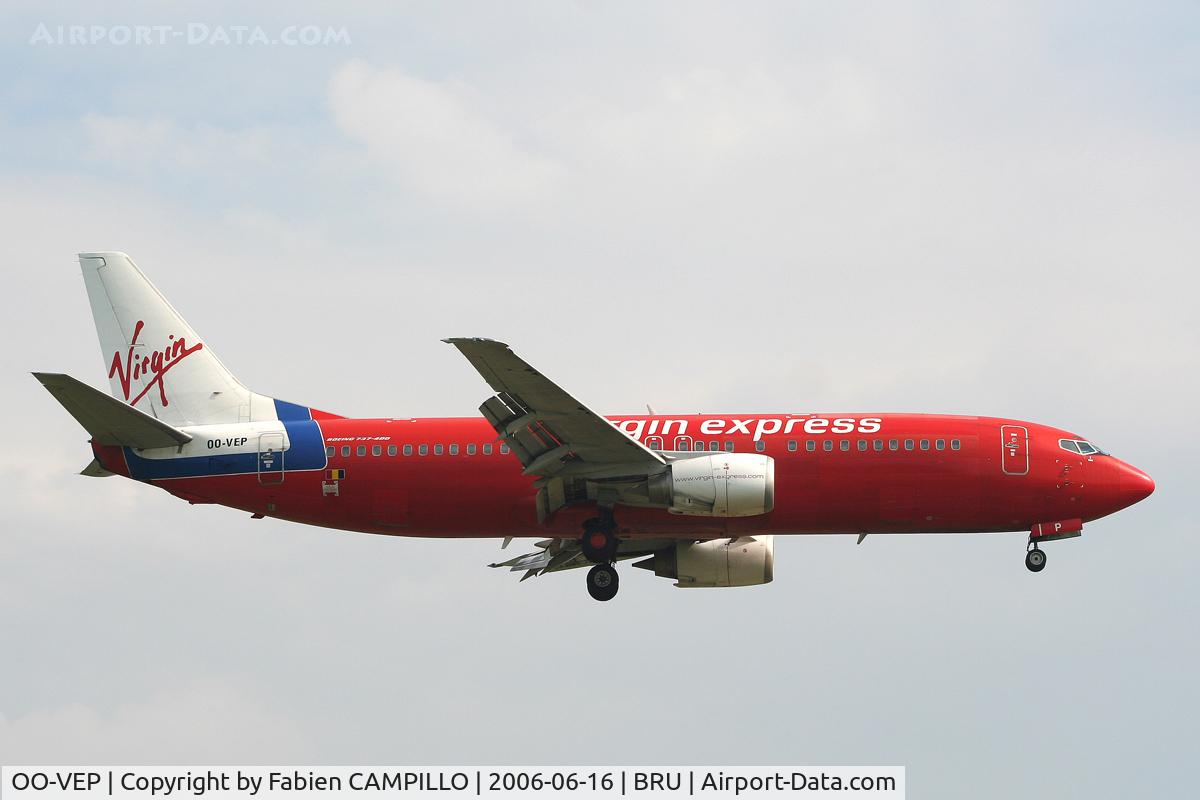 OO-VEP, 1996 Boeing 737-43Q C/N 28489, Virgin Express