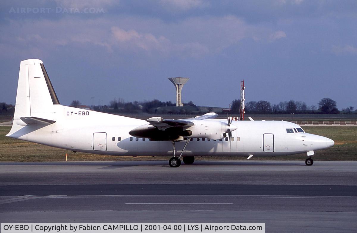 OY-EBD, 1988 Fokker 50 C/N 20118, Fokker 50 20119
