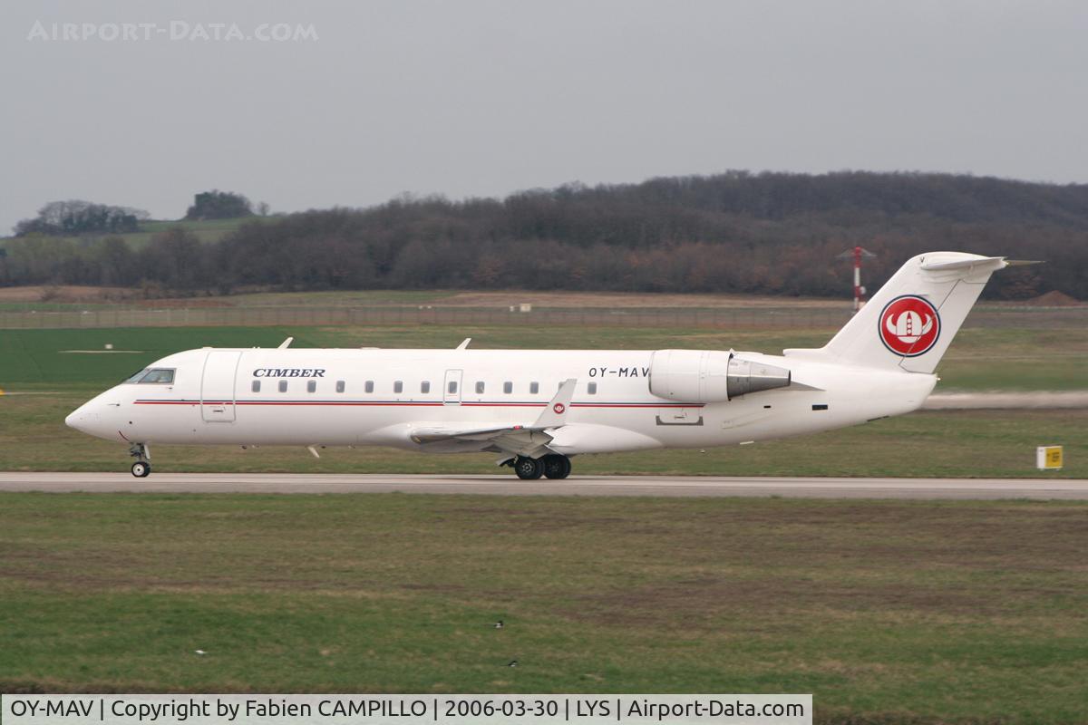 OY-MAV, 2000 Canadair CRJ-200LR (CL-600-2B19) C/N 7386, Cimber Air