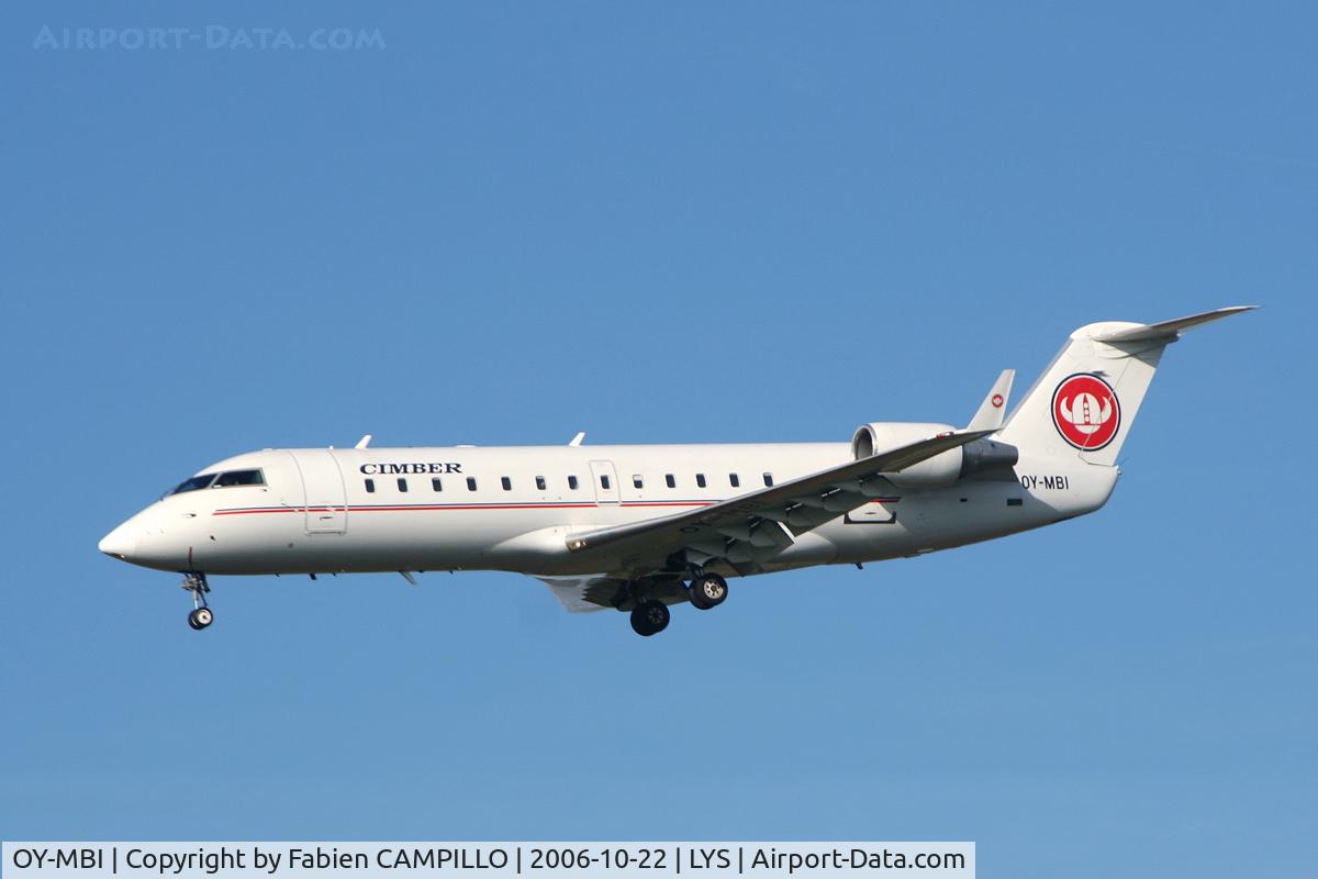 OY-MBI, 2000 Canadair CRJ-200LR (CL-600-2B19) C/N 7436, Cimber Air