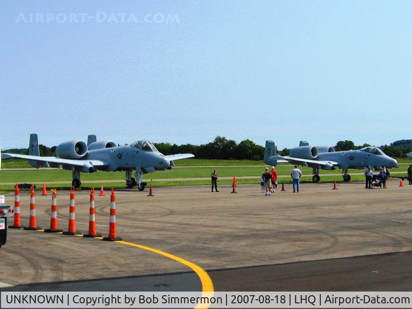UNKNOWN, , A10-s from Davis Monthan AFB at Wings of Victory - Lancaster, OH