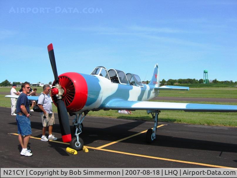 N21CY, 1982 Yakovlev Yak-52 C/N 822010, Wings of Victory Airshow - Lancaster, OH