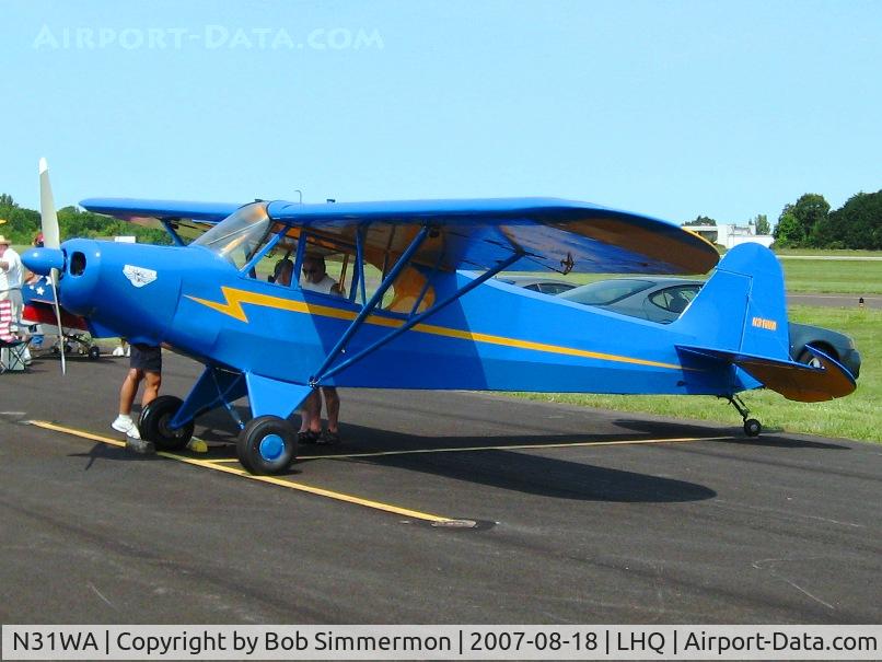 N31WA, 1977 Wag-Aero CUBy Acro Trainer C/N 2, Wings of Victory Airshow - Lancaster, OH