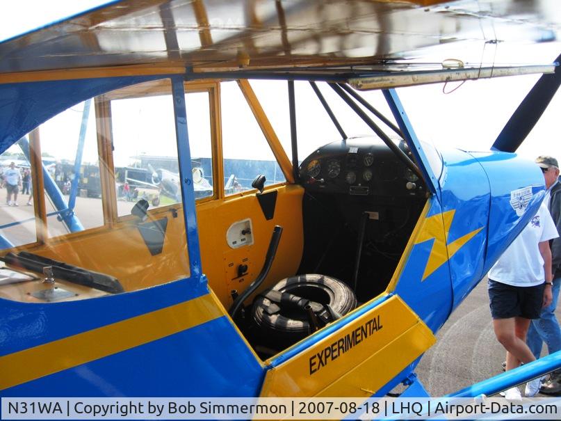 N31WA, 1977 Wag-Aero CUBy Acro Trainer C/N 2, Note the spare tire!  Wings of Victory Airshow - Lancaster, OH
