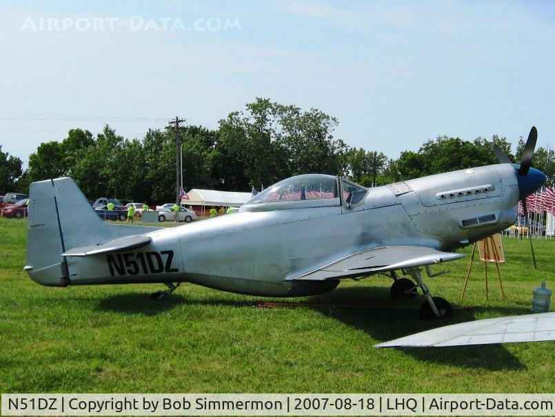 N51DZ, 1994 North American P-51D Mustang 3/4 Replica C/N 1, Wings of Victory Airshow - Lancaster, OH