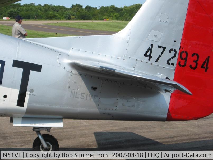 N51VF, 1945 North American F-51D Mustang C/N 45-11553, Wings of Victory Airshow - Lancaster, OH