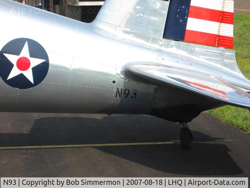 N93, 1943 Convair BT-13A Valiant C/N 9102, Wings of Victory Airshow - Lancaster, OH