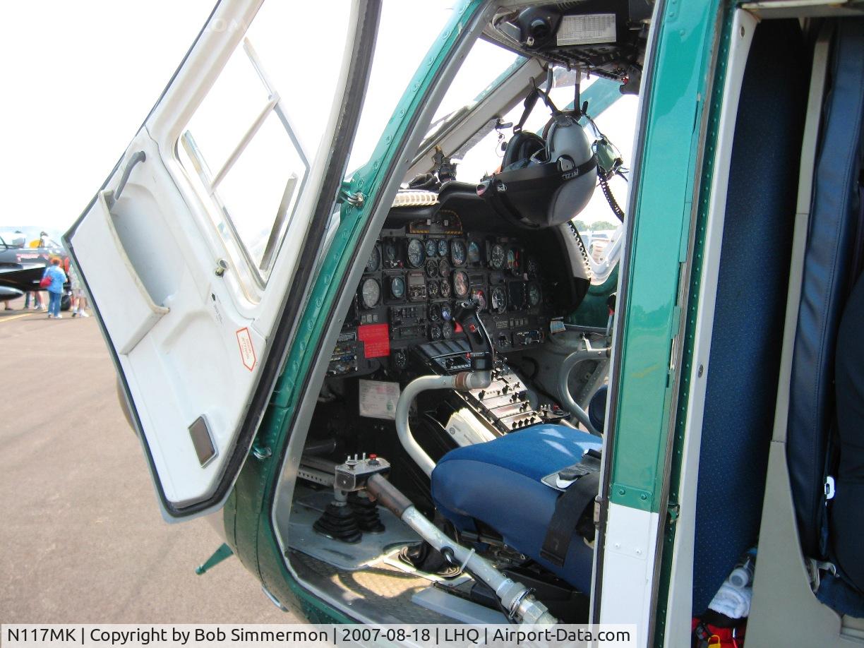 N117MK, 1989 Eurocopter-Kawasaki BK-117B-2 C/N 7196, Air ambulance at Wings of Victory Airshow - Lancaster, OH
