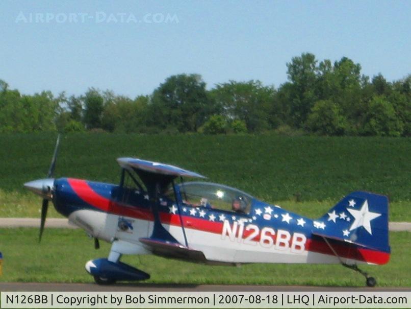 N126BB, 2001 Aviat Pitts S-2C Special C/N 6046, Wings of Victory Airshow - Lancaster, OH