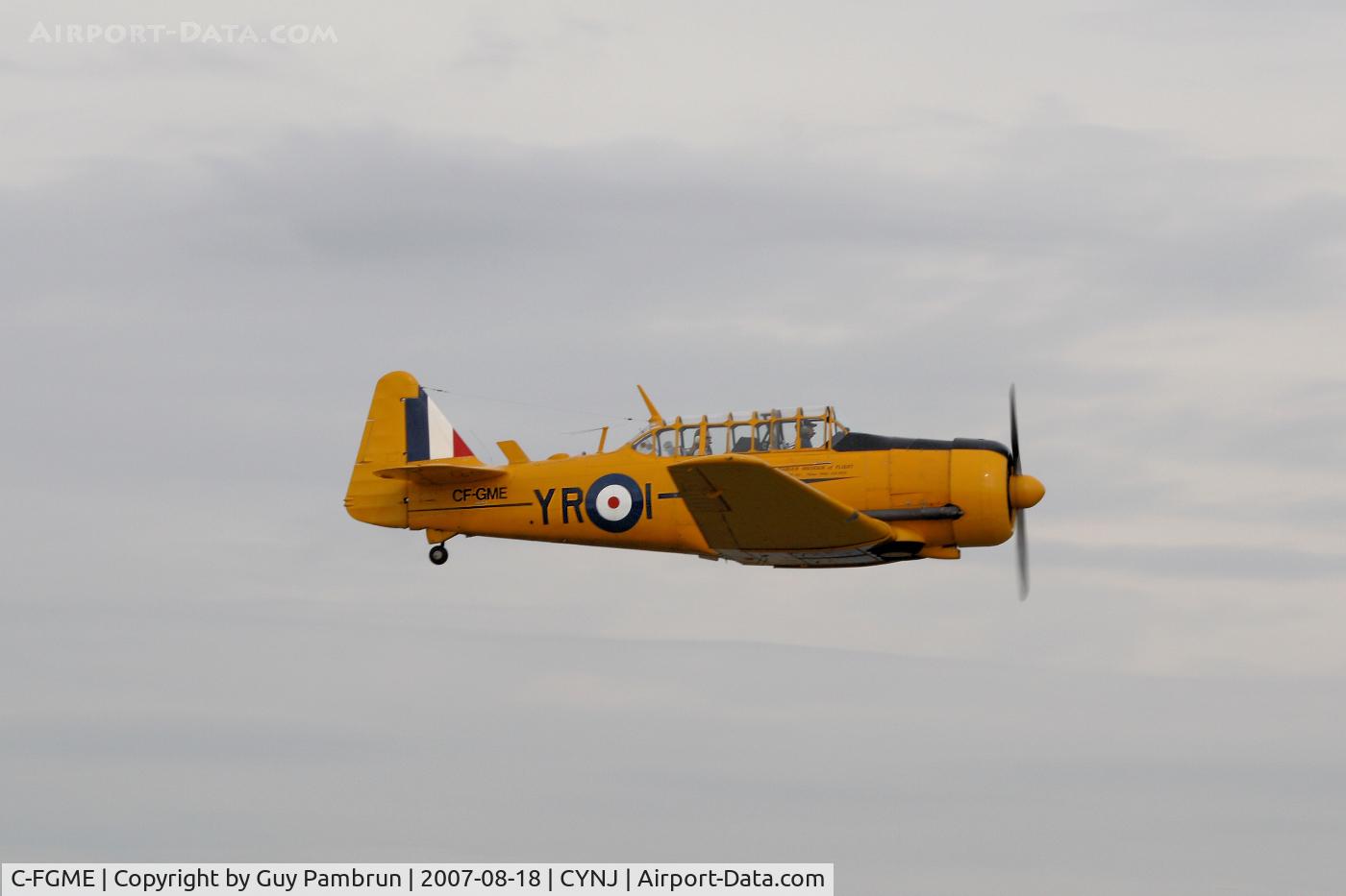 C-FGME, 1941 Noorduyn AT-16 Harvard II C/N 07-144, This belongs to 